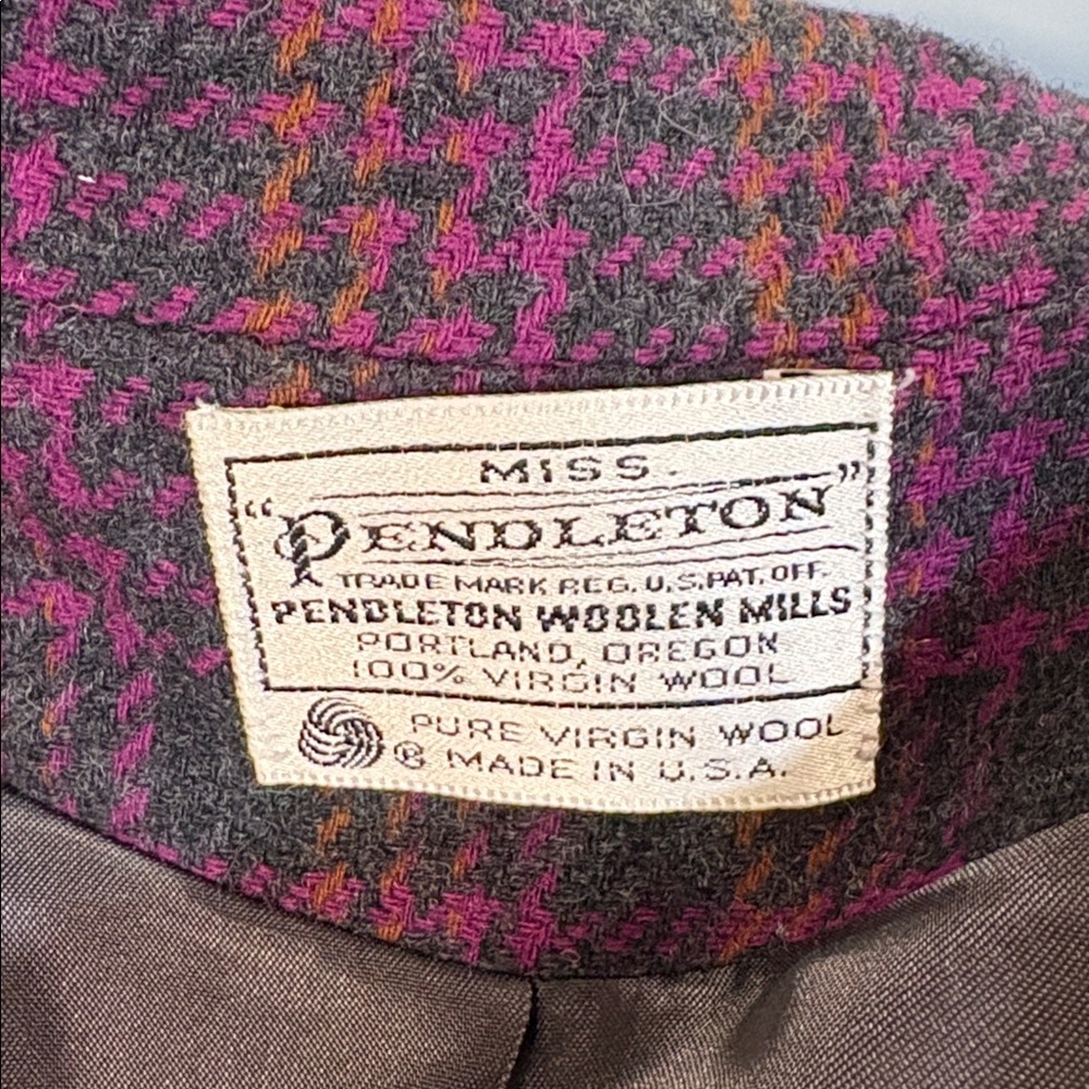 Pendleton Multicolor Plaid Blazer - image 6